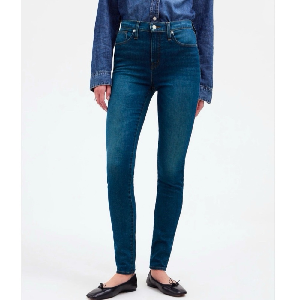 Madewell 10” High Rise Skinny Jeans Size 28